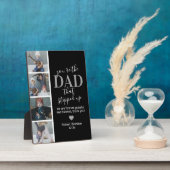 父の日Stepdad写真プラーク フォトプラーク (側面)