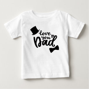 父の日Tシャツ ハッピーパパの日  ベビーTシャツ