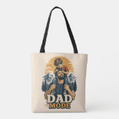 父の日Tシャツ「パパモード」 トートバッグ (裏面)