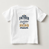 父の日Tシャツ ベビーTシャツ (裏面)