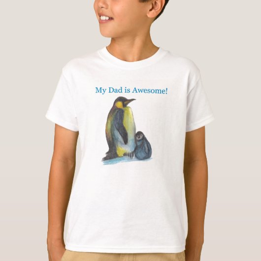 父の日Tシャツ、ホワイト Tシャツ (正面)