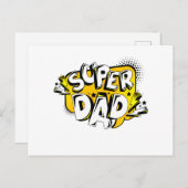 父の日Tシャツ ポストカード (正面/裏面)