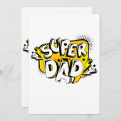 父の日Tシャツ 招待状 (正面/裏面)