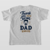 父の日Tシャツ Tシャツ (レイダウン裏面)