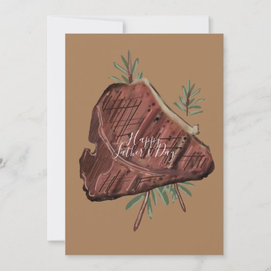 父の日Tボーンステーキローズマリースプリグ (正面)