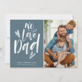 父の日We Loveパパ写真 シーズンカード (正面)