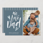 父の日We Loveパパ写真 シーズンカード (正面/裏面)