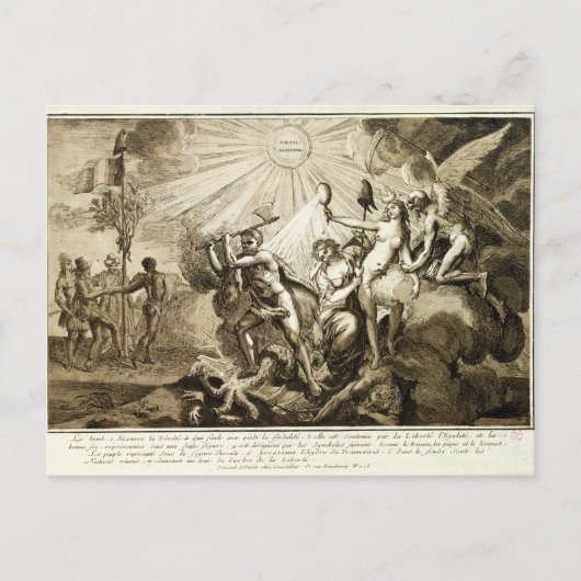 父の時は真理の踏みにじりを発見 ポストカード (正面)