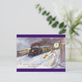 父の時間とトレーニングヴィンテージ新年 シーズンポストカード (スタンド正面)