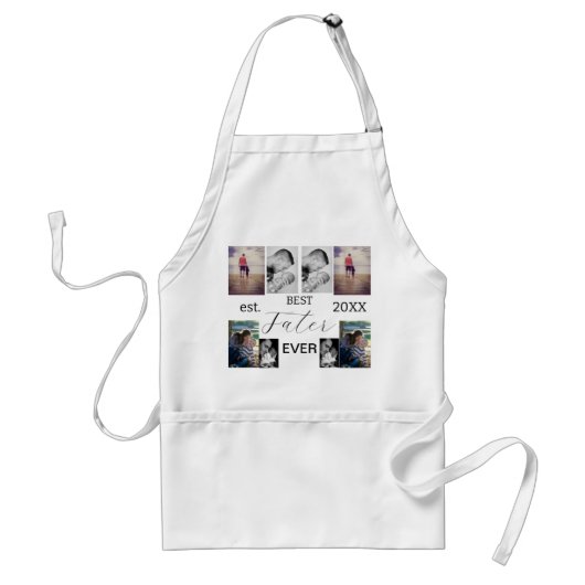 父の最高の写真コラージュのエプロン スタンダードエプロン (正面)