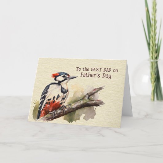 父の最高の日のパパへ カード (正面)