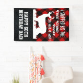 父の狩りの誕生日のパパのシカの狩りのスポーツ 横断幕 (インサイチュ)