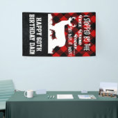 父の狩りの誕生日のパパのシカの狩りのスポーツ 横断幕 (トレードショー)