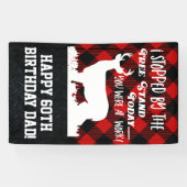 父の狩りの誕生日のパパのシカの狩りのスポーツ 横断幕 (横)