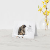 父の猫が娘から電話で カード (黄色い花)