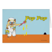 父の猫のポップ・アートのポップ・アートのの絵画日 (正面横)