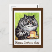 父の猫ポストカード、ルイ・ウィン ポストカード (正面/裏面)