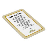 父の祈りの言葉マタイ6:9フレキシブル磁石 マグネット (右側)