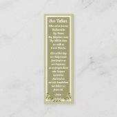 父の祈りの言葉マタイ6:9-13しおりカード コーリングカード (正面)