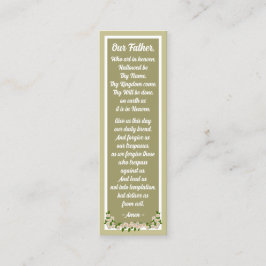 父の祈りの言葉マタイ6:9-13しおりカード コーリングカード