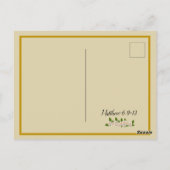 父の祈りの言葉マタイ6:9-13はがき ポストカード (裏面)