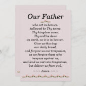 父の祈りの言葉マタイ6:9-13カード シーズンカード (正面/裏面)