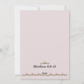 父の祈りの言葉マタイ6:9-13カード シーズンカード (裏面)