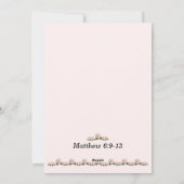 父の祈りの言葉マタイ6:9-13カード シーズンカード (裏面)