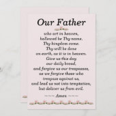 父の祈りの言葉マタイ6:9-13カード シーズンカード (正面/裏面)