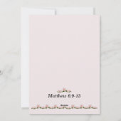 父の祈りの言葉マタイ6:9-13カード シーズンカード (裏面)