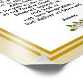 父の祈りの言葉マタイ6:9-13写真 フォトプリント            (角)