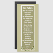 父の祈りの言葉マタイ6:9-13磁気カード (正面/裏面)