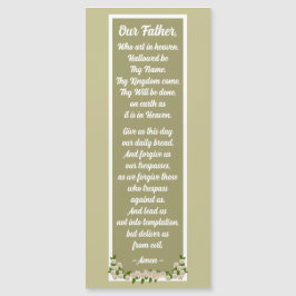 父の祈りの言葉マタイ6:9-13磁気カード