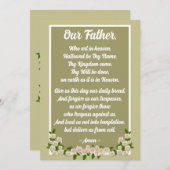 父の祈りの言葉マタイ6:9-13金ゴールドカード シーズンカード (正面/裏面)