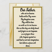 父の祈りの言葉マタイ6:9-13 シーズンカード (正面/裏面)