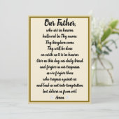 父の祈りの言葉マタイ6:9-13 シーズンカード (スタンド正面)