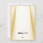 父の祈りの言葉マタイ6:9-13 シーズンカード (裏面)