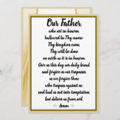 父の祈りの言葉マタイ6:9-13 シーズンカード (正面/裏面)