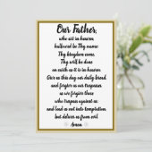 父の祈りの言葉マタイ6:9-13 シーズンカード (スタンド正面)