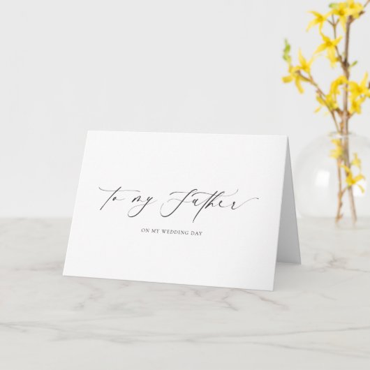 父の結婚式の日にエルズメア カード (黄色い花)