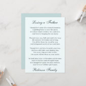 父の詩を失う カード (正面/裏面インサイチュ)