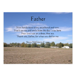 父の詩フォトプリント フォトプリント           