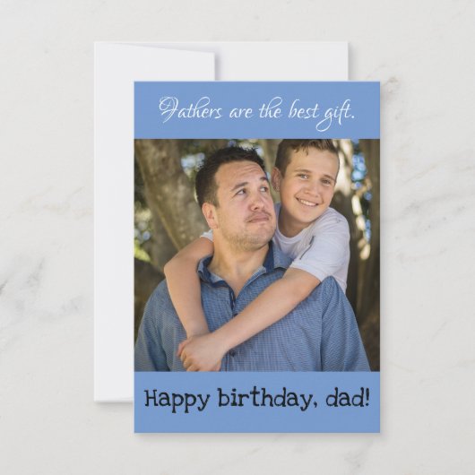 父の誕生日 カード (正面)