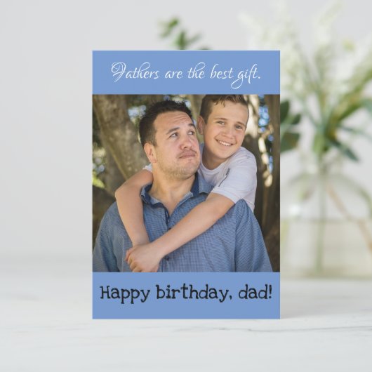 父の誕生日 カード (スタンド正面)