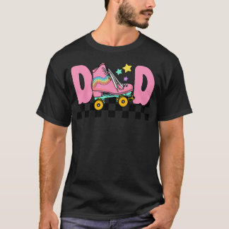 父の誕生日 ローラー スケート ファミリー Tシャツ
