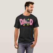 父の誕生日 ローラー スケート ファミリー Tシャツ (正面フル)