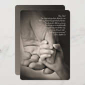 父の頼みカードを持って サンキューカード (正面/裏面)