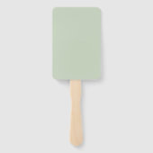 父の鳥 ハンドファン 暑い夏のプレゼント (裏面)