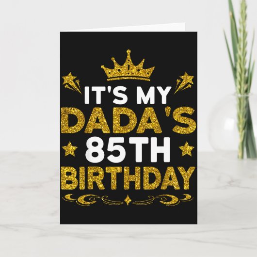 父の85歳の誕生日おめでとう85歳 カード (正面)