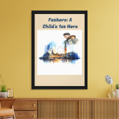 父の：子どもの第一人者 キャンバスプリント (インサイチュ (リビング))